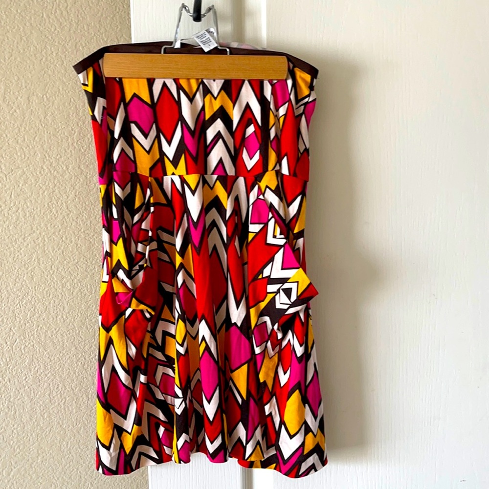 Diane von Furstenberg geometrical pattern skirt